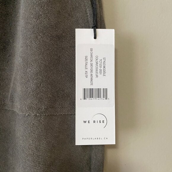 NWT Paper Label 100% Cotton Tommy Bermuda Short Charcoal Grey - Picture 5 of 13